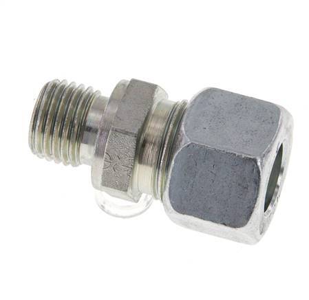 M14x1.5 Male x 12L Zinc plated Steel Straight Cutting Ring 315 Bar DIN 2353