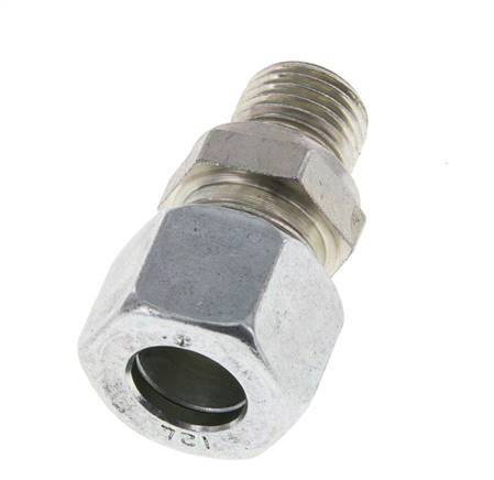 M14x1.5 Male x 12L Zinc plated Steel Straight Cutting Ring 315 Bar DIN 2353