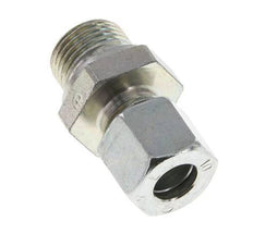 M18x1.5 Male x 10L Zinc plated Steel Straight Cutting Ring 315 Bar DIN 2353