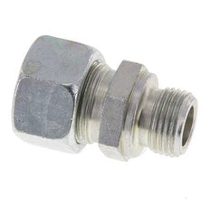 M18x1.5 Male x 15L Zinc plated Steel Straight Cutting Ring 315 Bar DIN 2353 [2 Pieces]