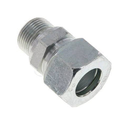 M22x1.5 Male x 18L Zinc plated Steel Straight Cutting Ring 315 Bar DIN 2353