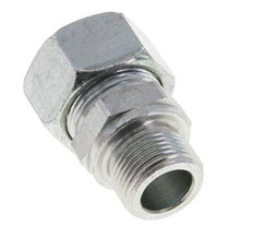 M22x1.5 Male x 18L Zinc plated Steel Straight Cutting Ring 315 Bar DIN 2353