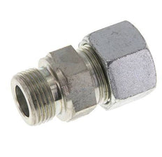 M27x2 Male x 20S Zinc plated Steel Straight Cutting Ring 400 Bar DIN 2353