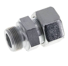 M33x2 Male x 25S Zinc plated Steel Straight Cutting Ring 400 Bar DIN 2353