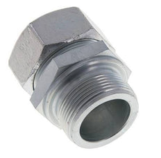 M42x2 Male x 35L Zinc plated Steel Straight Cutting Ring 160 Bar DIN 2353