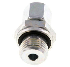 G 1/2'' Male x 10L Zinc plated Steel Straight Cutting Ring with FKM Seal 315 Bar DIN 2353