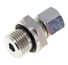 G 1/2'' Male x 10L Zinc plated Steel Straight Cutting Ring with FKM Seal 315 Bar DIN 2353