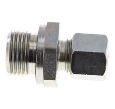 G 1/2'' Male x 10L Zinc plated Steel Straight Cutting Ring with FKM Seal 315 Bar DIN 2353