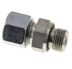 G 1/2'' Male x 14S Zinc plated Steel Straight Cutting Ring with FKM Seal 630 Bar DIN 2353