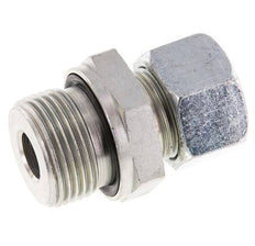 G 3/4'' Male x 15L Zinc plated Steel Straight Cutting Ring with FKM Seal 315 Bar DIN 2353