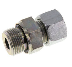 G 3/4'' Male x 16S Zinc plated Steel Straight Cutting Ring with FKM Seal 400 Bar DIN 2353