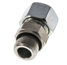 G 3/4'' Male x 20S Zinc plated Steel Straight Cutting Ring with FKM Seal 400 Bar DIN 2353