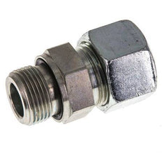 G 3/4'' Male x 20S Zinc plated Steel Straight Cutting Ring with FKM Seal 400 Bar DIN 2353