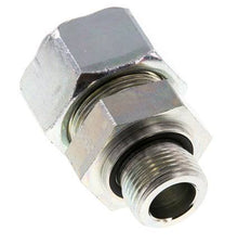 G 3/4'' Male x 25S Zinc plated Steel Straight Cutting Ring with FKM Seal 400 Bar DIN 2353