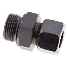 G 1'' Male x 20S Zinc plated Steel Straight Cutting Ring with FKM Seal 400 Bar DIN 2353