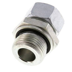 G 1'' Male x 22L Zinc plated Steel Straight Cutting Ring with FKM Seal 160 Bar DIN 2353