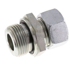 G 1'' Male x 22L Zinc plated Steel Straight Cutting Ring with FKM Seal 160 Bar DIN 2353