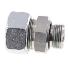 G 1'' Male x 30S Zinc plated Steel Straight Cutting Ring with FKM Seal 400 Bar DIN 2353