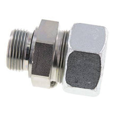 G 1'' Male x 30S Zinc plated Steel Straight Cutting Ring with FKM Seal 400 Bar DIN 2353