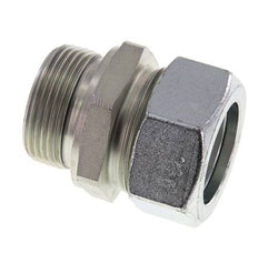 G 1 1/4'' Male x 35L Zinc plated Steel Straight Cutting Ring with FKM Seal 160 Bar DIN 2353