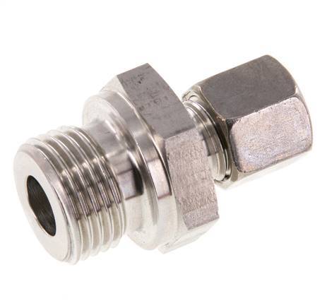 G 1/2'' Male x 8L Stainless steel Straight Cutting Ring 315 Bar DIN 2353