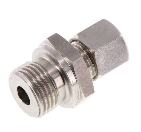 G 1/2'' Male x 10L Stainless steel Straight Cutting Ring 315 Bar DIN 2353