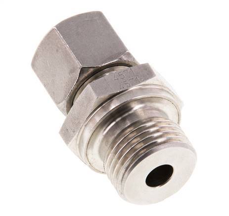 G 1/2'' Male x 10S Stainless steel Straight Cutting Ring 630 Bar DIN 2353