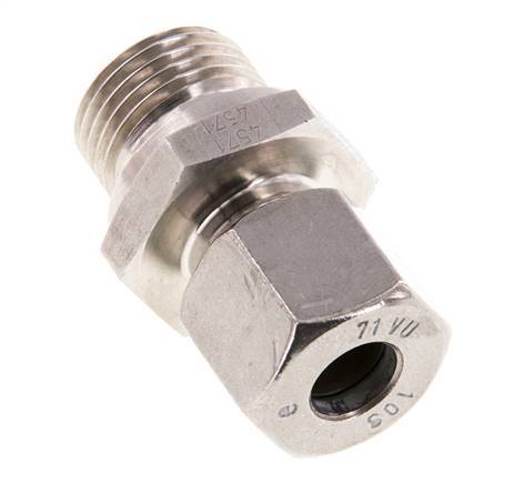 G 1/2'' Male x 10S Stainless steel Straight Cutting Ring 630 Bar DIN 2353