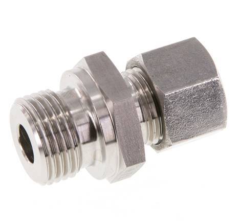 G 1/2'' Male x 12L Stainless steel Straight Cutting Ring 315 Bar DIN 2353