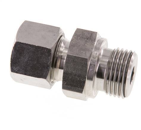 G 1/2'' Male x 12S Stainless steel Straight Cutting Ring 630 Bar DIN 2353