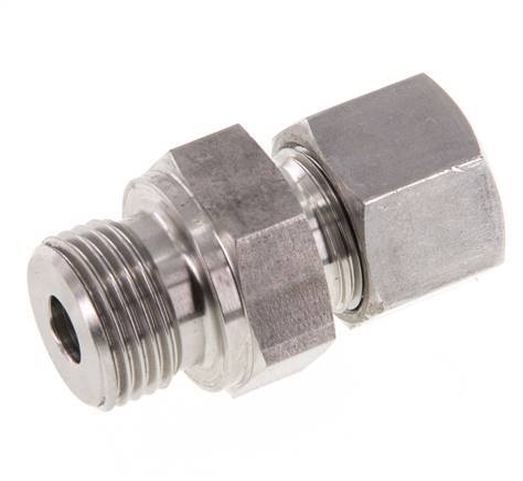 G 1/2'' Male x 12S Stainless steel Straight Cutting Ring 630 Bar DIN 2353