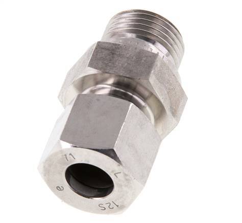 G 1/2'' Male x 12S Stainless steel Straight Cutting Ring 630 Bar DIN 2353