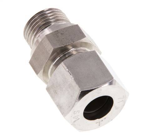 G 1/2'' Male x 14S Stainless steel Straight Cutting Ring 630 Bar DIN 2353