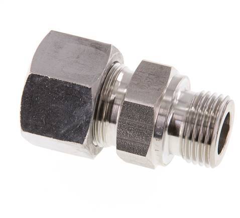 G 1/2'' Male x 16S Stainless steel Straight Cutting Ring 400 Bar DIN 2353