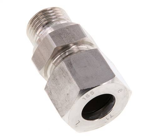 G 1/2'' Male x 16S Stainless steel Straight Cutting Ring 400 Bar DIN 2353