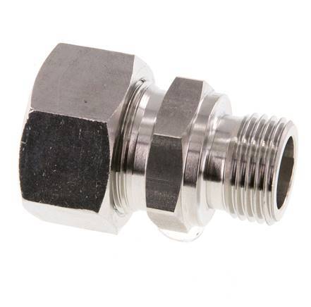 G 1/2'' Male x 18L Stainless steel Straight Cutting Ring 315 Bar DIN 2353