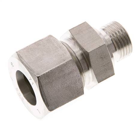 G 1/2'' Male x 20S Stainless steel Straight Cutting Ring 400 Bar DIN 2353