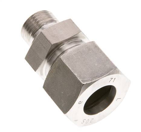 G 1/2'' Male x 20S Stainless steel Straight Cutting Ring 400 Bar DIN 2353