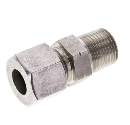 1/2'' NPT Male x 14S Stainless steel Straight Cutting Ring 630 Bar DIN 2353