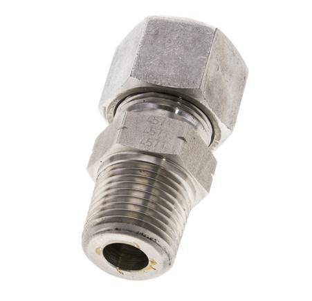 1/2'' NPT Male x 14S Stainless steel Straight Cutting Ring 630 Bar DIN 2353