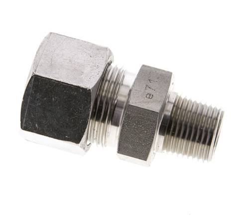 1/2'' NPT Male x 20S Stainless steel Straight Cutting Ring 400 Bar DIN 2353