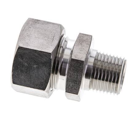 1/2'' NPT Male x 22L Stainless steel Straight Cutting Ring 160 Bar DIN 2353