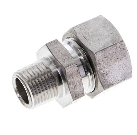 1/2'' NPT Male x 22L Stainless steel Straight Cutting Ring 160 Bar DIN 2353