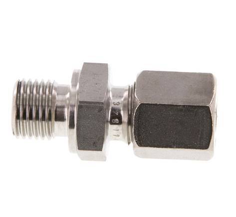 G 1/4'' Male x 6S Stainless steel Straight Cutting Ring 630 Bar DIN 2353