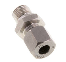 G 1/4'' Male x 8L Stainless steel Straight Cutting Ring 315 Bar DIN 2353