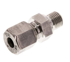 G 1/4'' Male x 8S Stainless steel Straight Cutting Ring 630 Bar DIN 2353