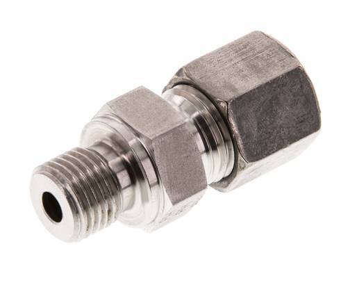 G 1/4'' Male x 8S Stainless steel Straight Cutting Ring 630 Bar DIN 2353