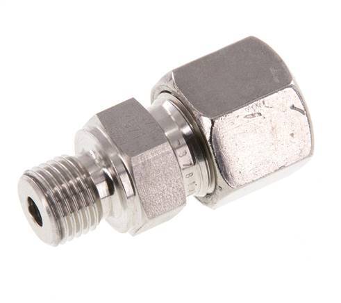 G 1/4'' Male x 10S Stainless steel Straight Cutting Ring 630 Bar DIN 2353