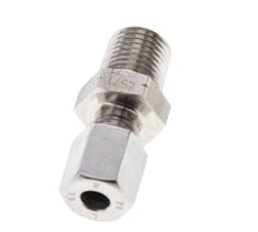 1/4'' NPT Male x 6L Stainless steel Straight Cutting Ring 315 Bar DIN 2353