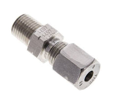 1/4'' NPT Male x 6S Stainless steel Straight Cutting Ring 630 Bar DIN 2353